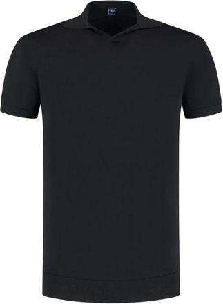 Fedeli Fuji Katoenen Polo - Heren - Polos - Zwart - 4XL - Katoen - Tops