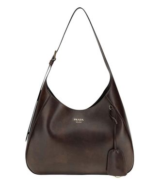 Prada Brown Boogie Medium Shoulder Bag
