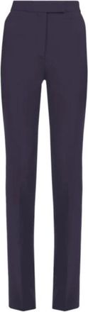Ferragamo Womens Tailored Sport Straight-Leg Trousers, Brand Size 40 ( US Size 6 )