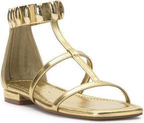 Jessica Simpson Elusta Ankle Strap Sandal in Gold at Nordstrom Rack, Size 6