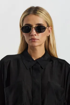 Prada Sunglasses 65ZS, Unisex, Gold