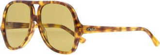Chlo&eacute; Multicolor Acetate Salom&atilde;&copy; Sunglasses
