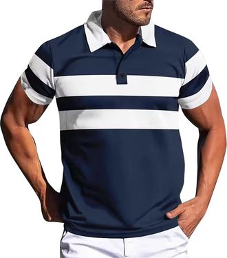 Generic Mens Polo Shirts Short Sleeve Collared Cotton Designer Adult Cool Golf Outfit Soft Work T Shirt Breathable Summer Athletic Summer Casual Smart Golf Po