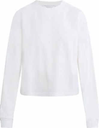 Favorite Daughter Womens Everyday Long Sleeve Cotton Tee In White