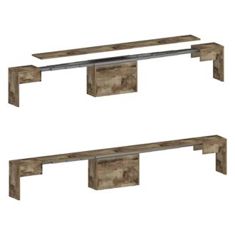 Dmora Dmora - Banco Ubertino, Asiento Para Mesa De Comedor, Banco Individual Extensible, 290x25h45 Cm, Arce