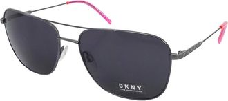 DKNY Grey Square Unisex Sunglasses DK113S 033 58