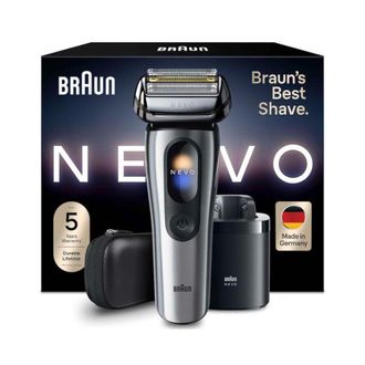 Braun Afeitadora El&eacute;ctrica De L&aacute;minas Braun Nevo15000c Para Hombre Plateada Impermeable 60 Min