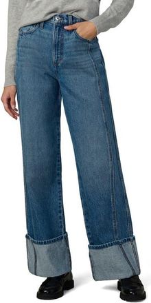 Joe's The Margot Cuffed High Waist Wide Leg Jeans in Classic at Nordstrom, Size 28