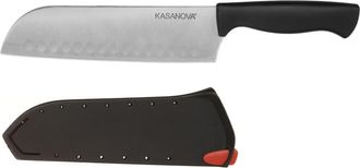 KASANOVA Coltello santoku con affilatore Sharpy