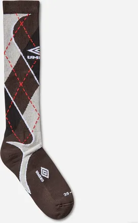 Umbro Sport Argyle Socks Black / Dark Gray
