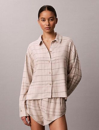 Calvin Klein Camiseta De Pijama Icon Flannel