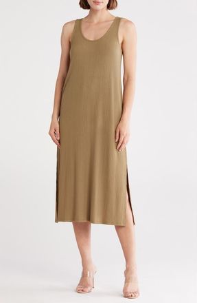 Nordstrom Rack Tranquility Rib Tank Nightgown in Olive Covert at Nordstrom Rack, Size X-Small
