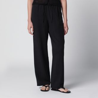 Dunst Black rayon trousers