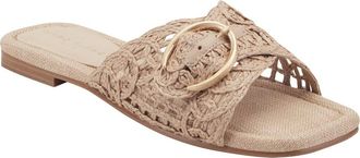 Marc Fisher Nacole Slide Sandal in Tan at Nordstrom, Size 7.5