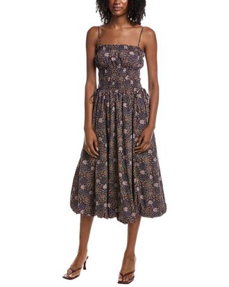 Current Elliott Current/Elliott Square Neck Midi Dress