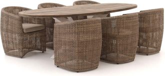 Intenso Furniture Intenso Marecchia/ROUGH-Y Ellips 240cm dining tuinset 7-delig