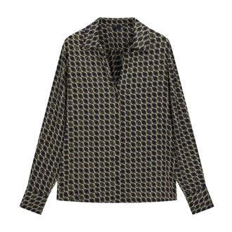 Guess Concetta Shirt - Dames - Blouses - Zwart - L - Overhemden