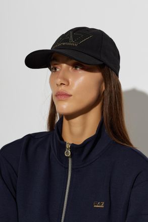 Emporio Armani Cap With Logo, Unisex, Black
