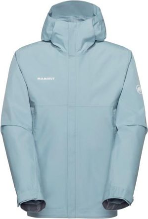 Mammut Treeline Light Hardshell Hooded Jacket Regenjacke f&uuml;r Herren | t&uuml;rkis/grau