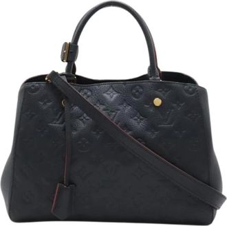 Louis Vuitton Pre-owned Monogram Empreinte Schoudertas - Dames - Vintage Handtas - Blauw - ONE Size - Leer - Vintage
