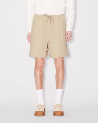 Kenzo Elasticated Drawstring Cotton Shorts