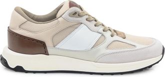 Tod's Leren en Stoffen Sneaker - Heren - Sneakers - Veelkleurig - 39 EU - Leer - Schoenen