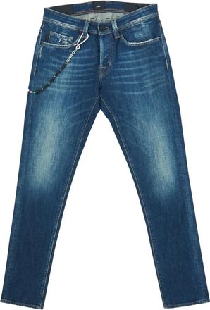Sartoria Tramarossa Straight Jeans - Heren - Slim Fit Jeans - Blauw - W38 - Katoen - Jeans