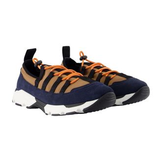 Marni Mens Nylon Color-Block Sneaker Navy