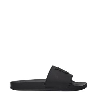 Palm Angels Herrens Clogs und Pantoletten aus Gummi in Schwarz
