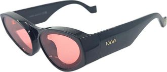 Loewe Paulas Ibiza Signature - Dames - Zonnebrillen - Zwart - ONE Size - Nylon - Accessoires