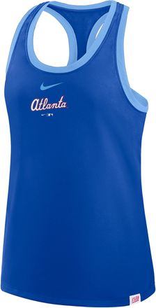 Nike Atlanta Braves Script City Connect Nike Womens MLB Racerback Tank Top in Blue | 03E10K2QAW-F5J