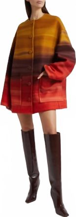 Ulla Johnson Ambrose Wool Melton Coat In Agate