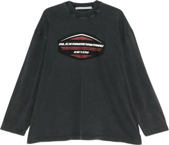 Alexander Wang Long-Sleeved Graphic Jersey