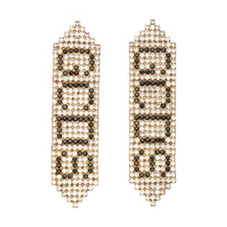GCDS Pendientes Bling Logo - Accessories - Mujer - Amarillo - ONE SIZE