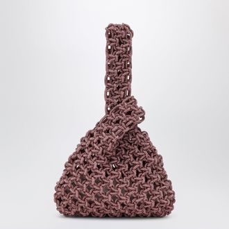 Hibourama Bags Niky pink jewel bag with crystals