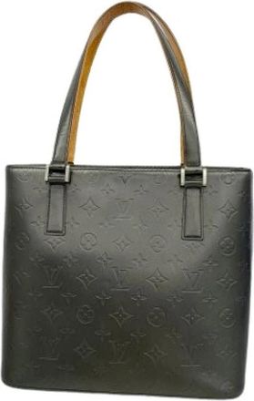 Louis Vuitton Bolso Tote de Lona Vintage Pre-owned - Pre-owned - Mujer - Negro - ONE SIZE