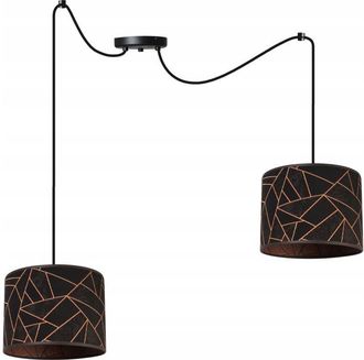 OEM L&aacute;mpara De Techo Colgante, Pantalla Con Estampado De Ara&ntilde;a, Cobre