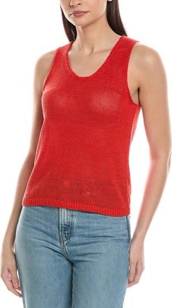 Vince Beachy Linen Tank