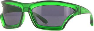 Loewe Ladies Black Rectangular Sunglasses LW40143U 98A