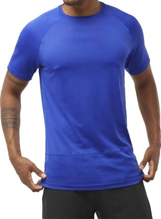 Salomon Cross Run Short Sleeve Tee In Surf The Web