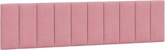 vidaXL Cabecero De Cama Acolchado Terciopelo Rosa 200 Cm Vidaxl