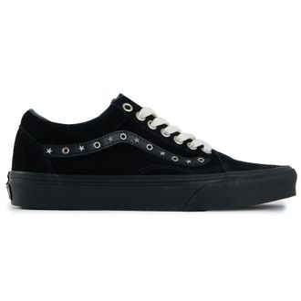 Vans Womens Old Skool Metal Trainers - Black Suede - Size UK 4