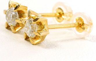 C&A Unbranded (18K) Stud Earrings (Pre-Owned)
