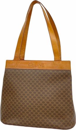 Celine Brown Pvc Tote Bag (Pre-Owned)