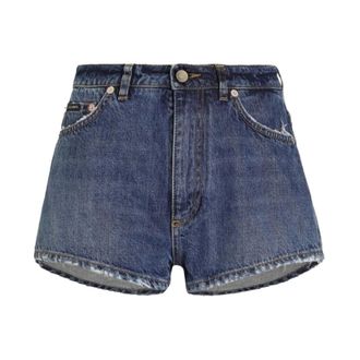 Dolce & Gabbana Denim Shorts, female, Blue, Size: 2XS Denim Shorts