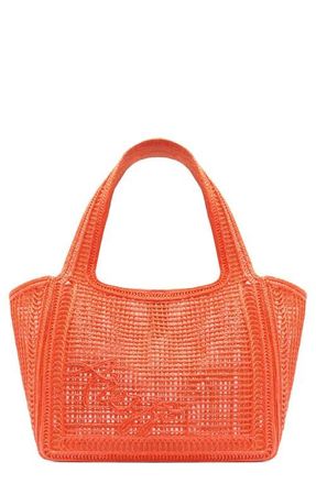 Arezzo Large Isla Shopping Bag in Orange Nectar/Orange Nectar at Nordstrom