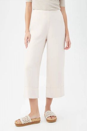 Trina Turk Bahooka Pant In Ecru