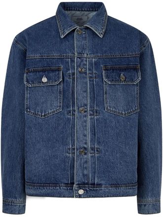 TOMBOY denim shirt jacket - unisex - Cotton/Cotton - M - Blue