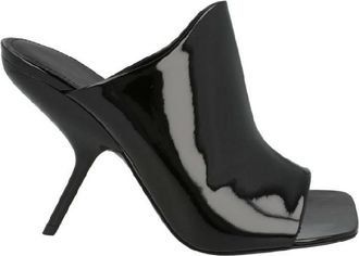 Ferragamo Era X5 Open Toe Leather Mules, Size 6 C