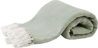 Primera Tagesdecke »Fransen« mit stylischem Fransenrand und Fischgrat-Muster